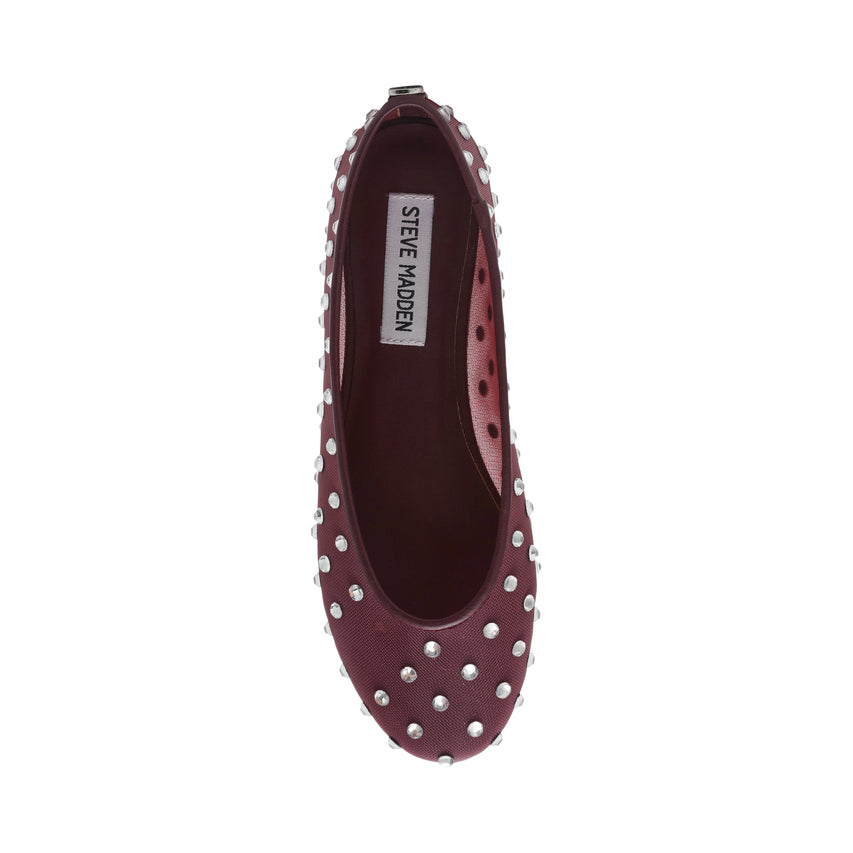 Viv Flat Shoe DK CHERRY LACQ