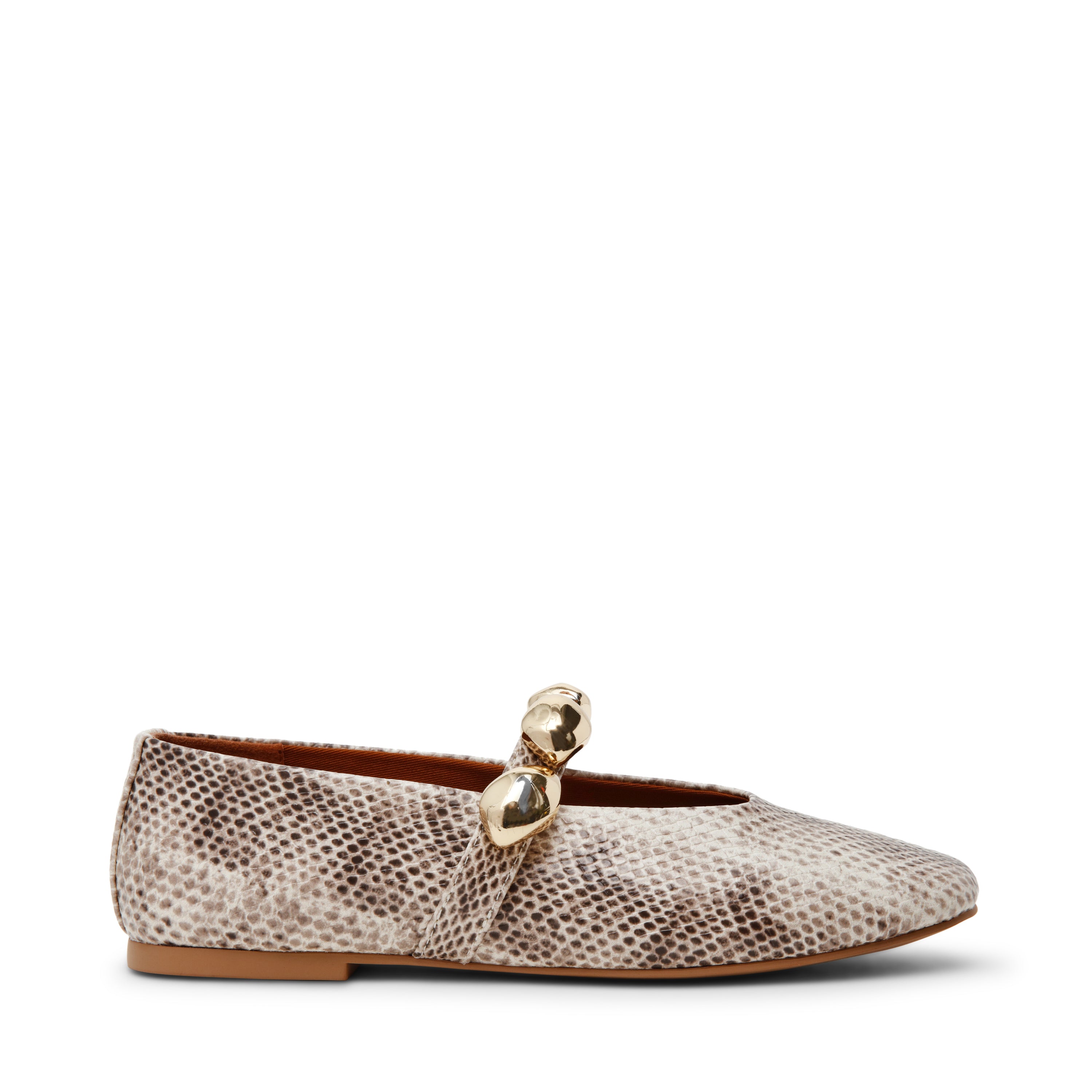 Poppin Flat Shoe NAT SNK