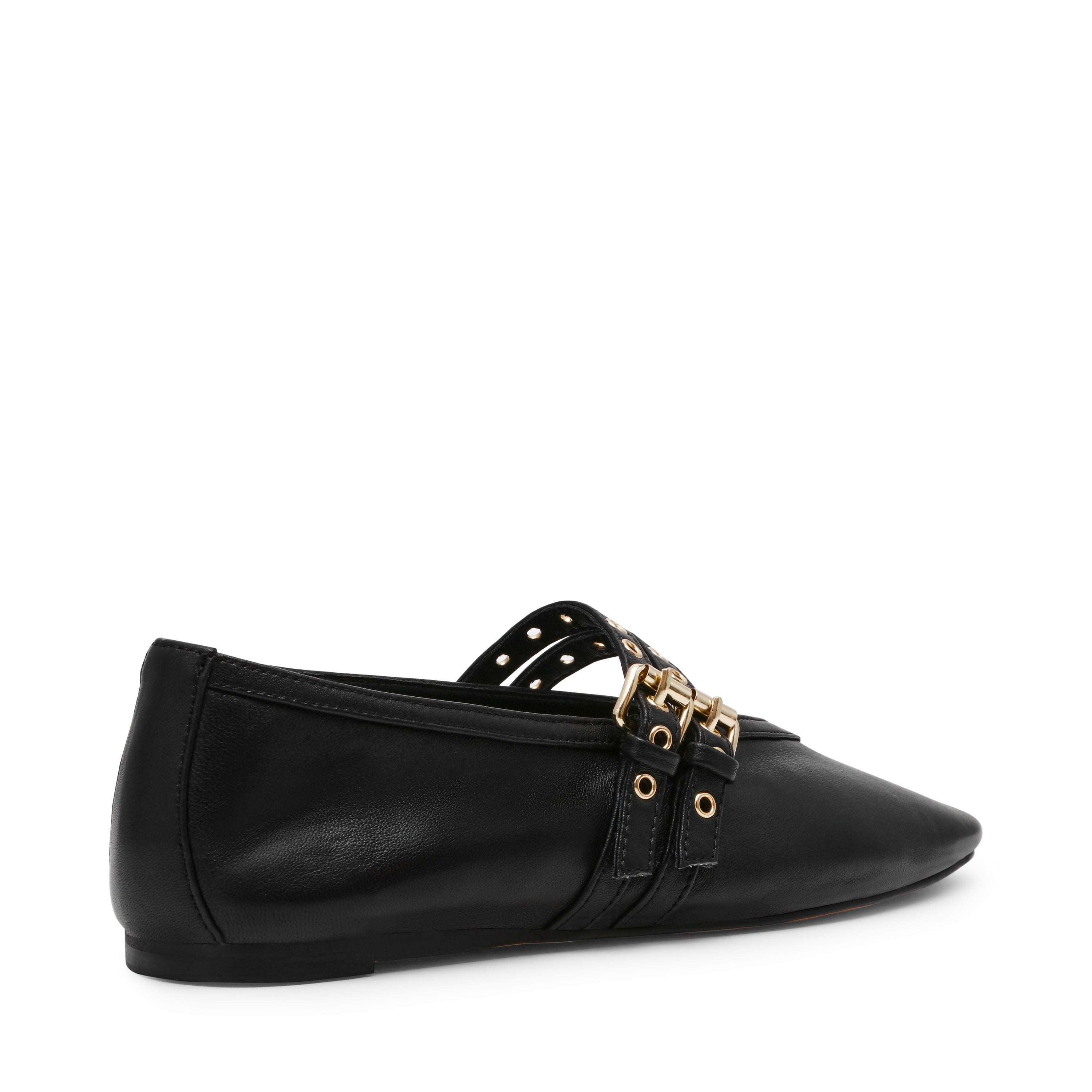 Lydia Flat Shoe BLACK LEATHER - view 5