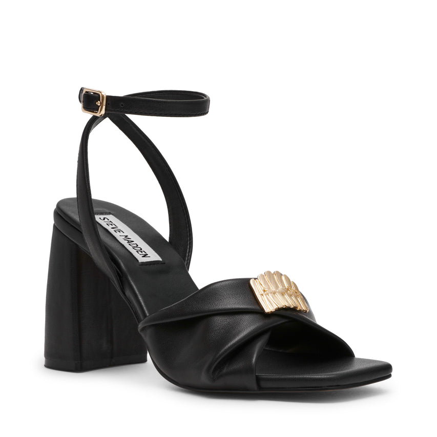 Montage Sandal BLACK LEATHER - view 4