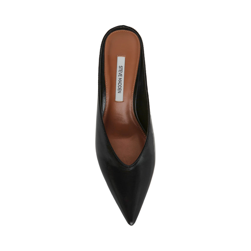 Fonza Mule BLACK LEATHER - view 6