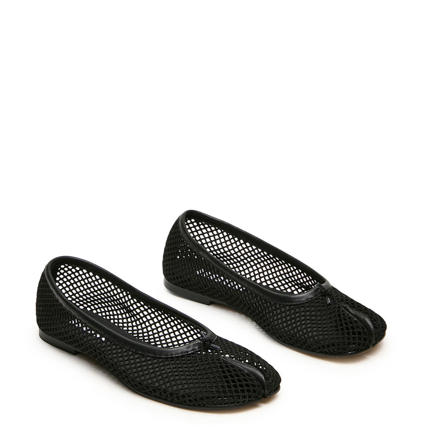 Calico-Mesh Flat Shoe BLACK - view 2