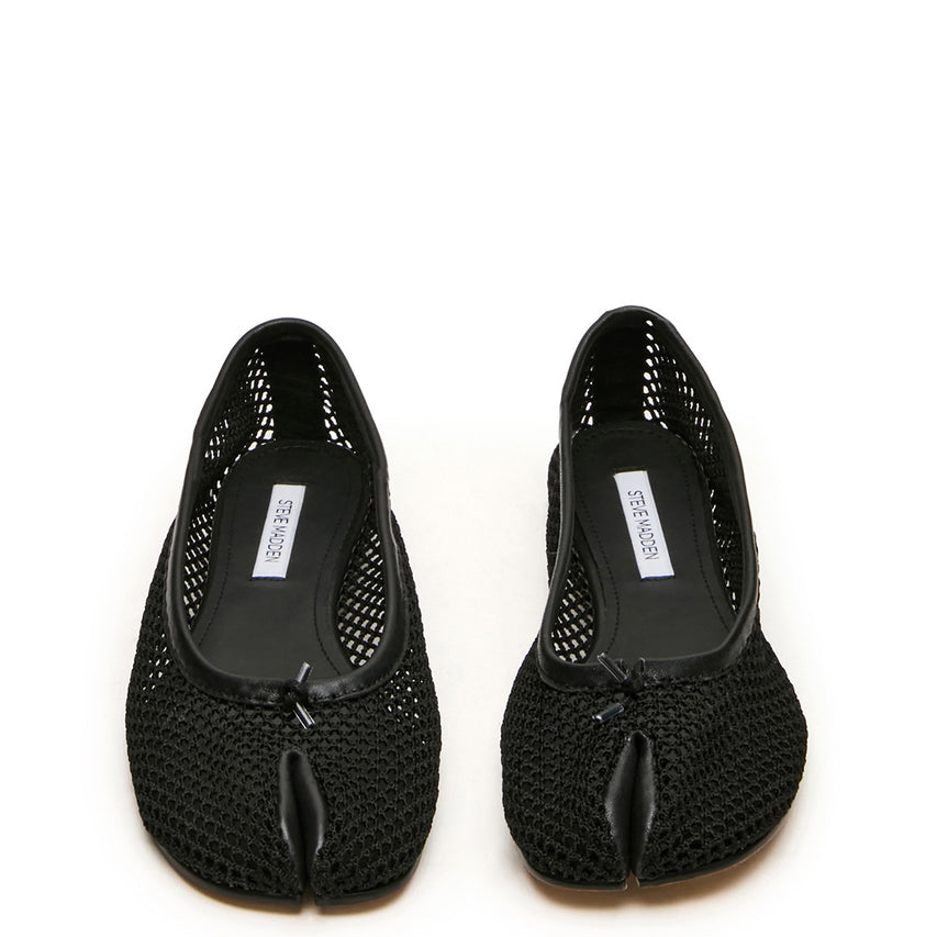 Calico-Mesh Flat Shoe BLACK - view 3