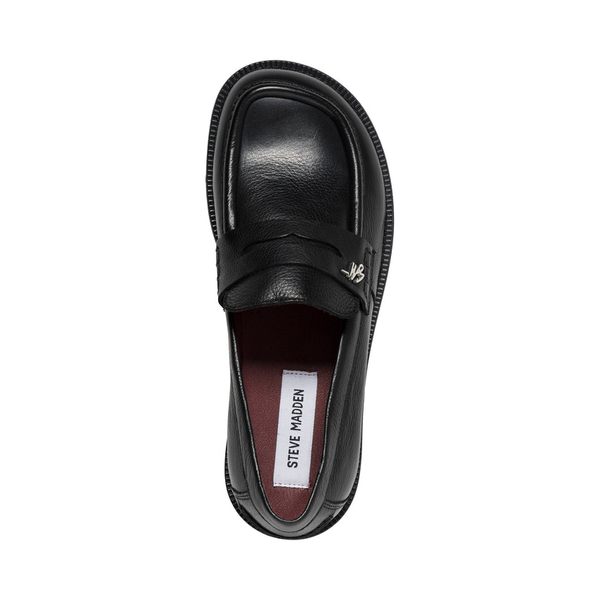 Iggy Flat Shoe BLACK/BURGUNDY - view 5