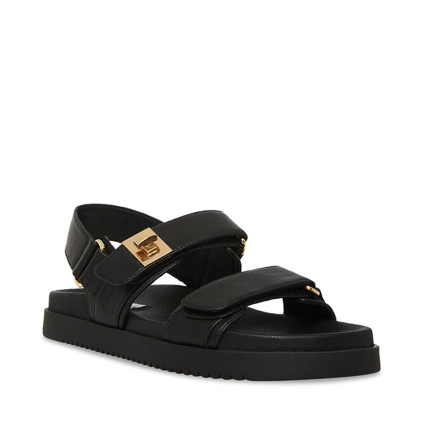 Mona Sandal BLACK LEATHER