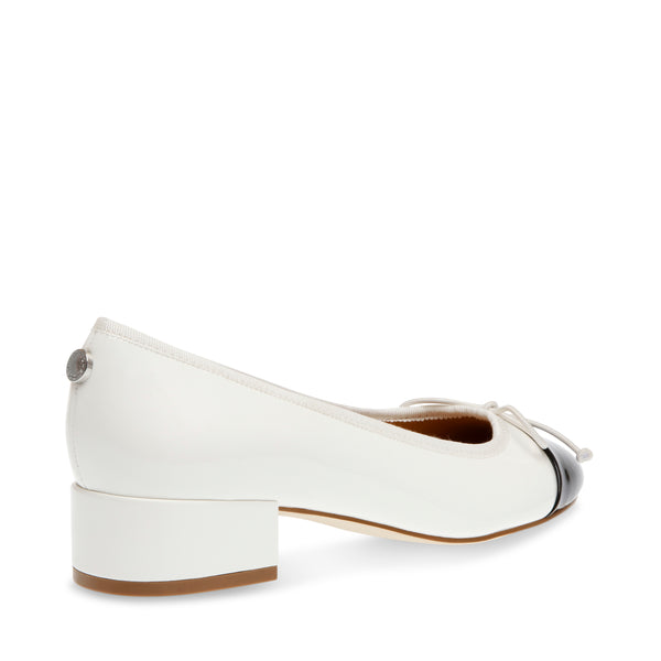 Cherish-C Ballerina COCONUT MILK/BLACK PATENT