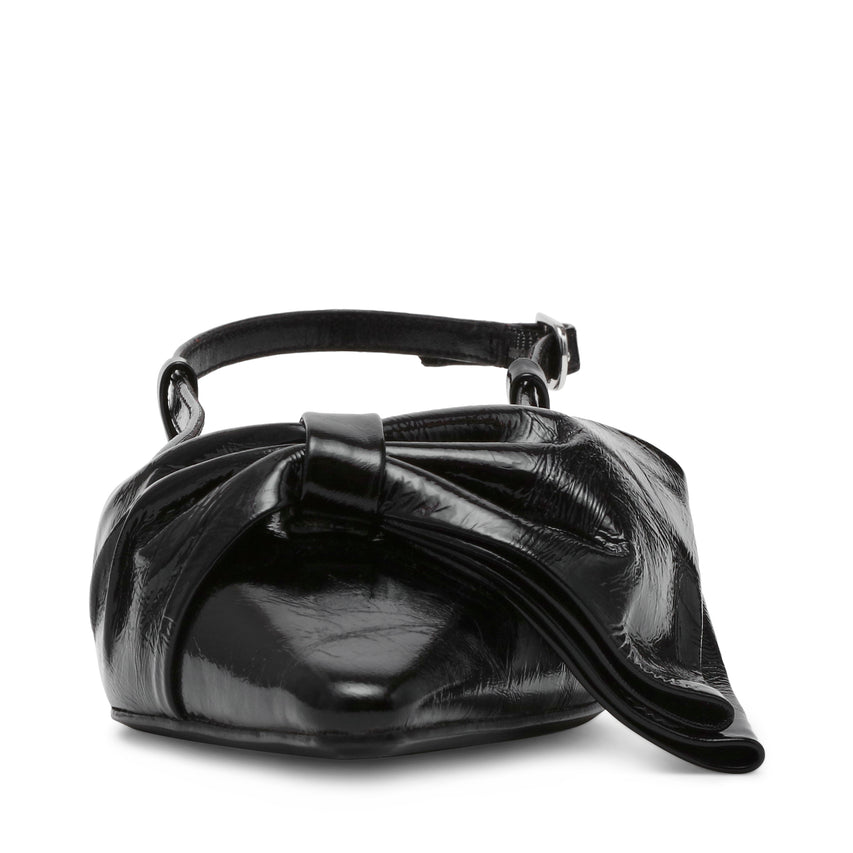 Dazzled Flat Shoe BLACK LEATHER
