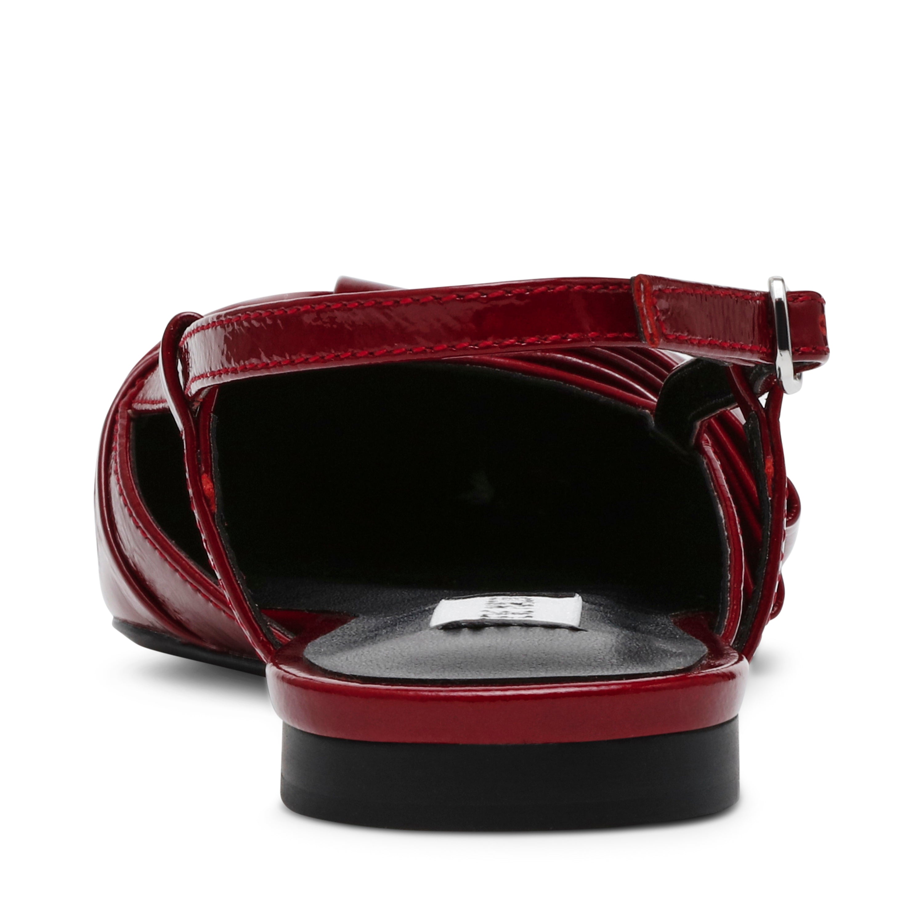 Dazzled Flat Shoe WINE LEATHER