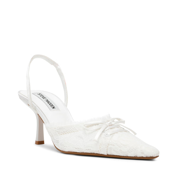 Serenade-L Pump WHT LACE