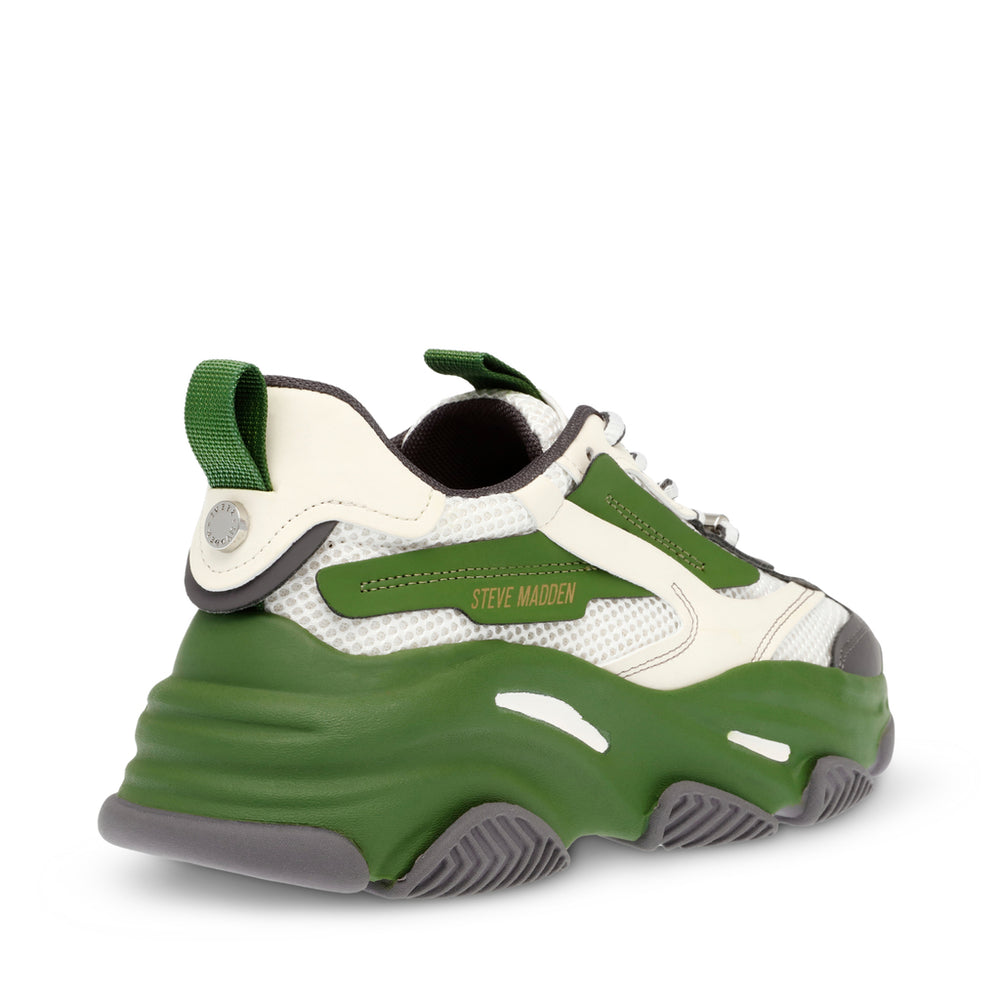 Possession-E Sneaker WHITE/GREEN – Steve Madden Europe