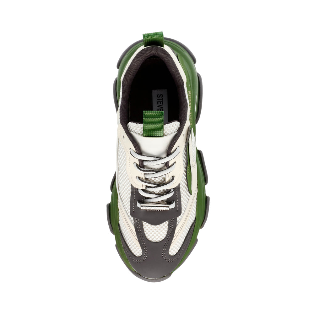 Possession-E Sneaker WHITE/GREEN – Steve Madden Europe