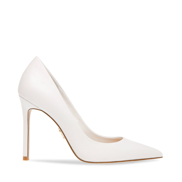 Evelyn-E Pump WHITE LEATHER
