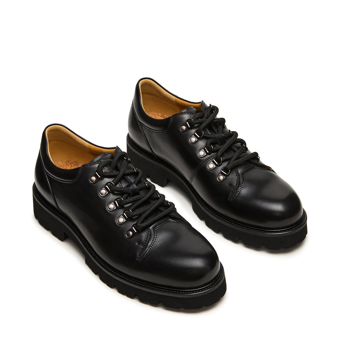 Turbo Flat Shoe BLACK LEATHER - view 2