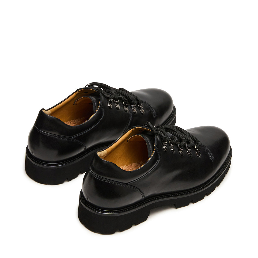 Turbo Flat Shoe BLACK LEATHER - view 3