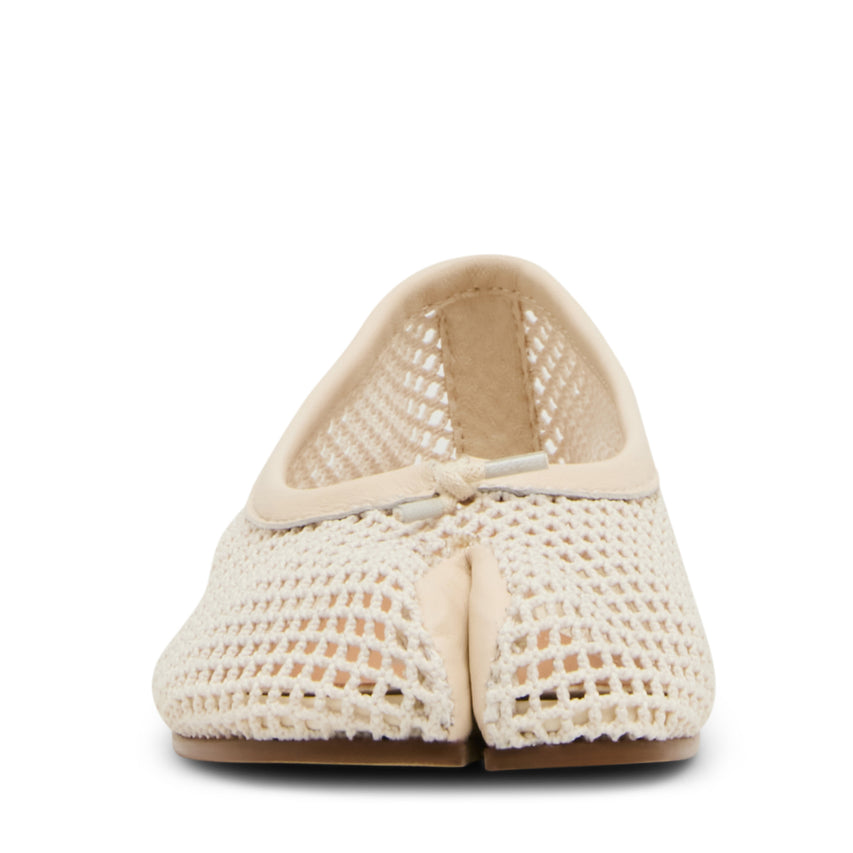 Calico-Mesh Flat Shoe BONE - view 3