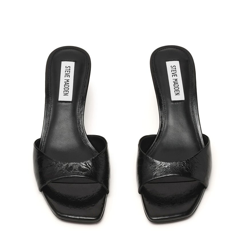Hints Mule BLACK CRINKLE LEATHER - view 5