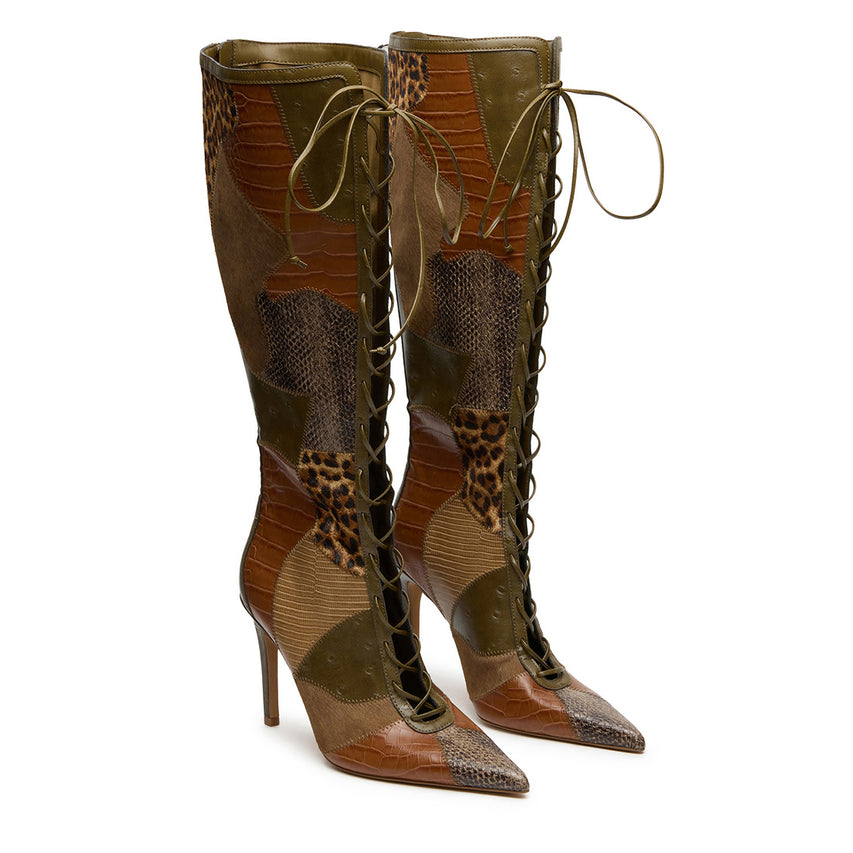 Marelyn Boot OLIVE MULTI - view 2