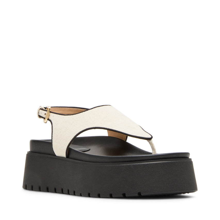 Tabor Sandal NAT LINEN - view 2