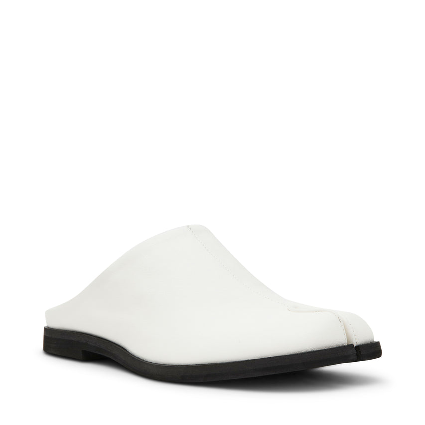Tino Flat Shoe WHITE LEATHER - view 2