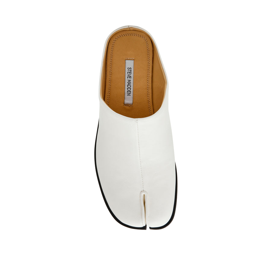 Tino Flat Shoe WHITE LEATHER - view 6
