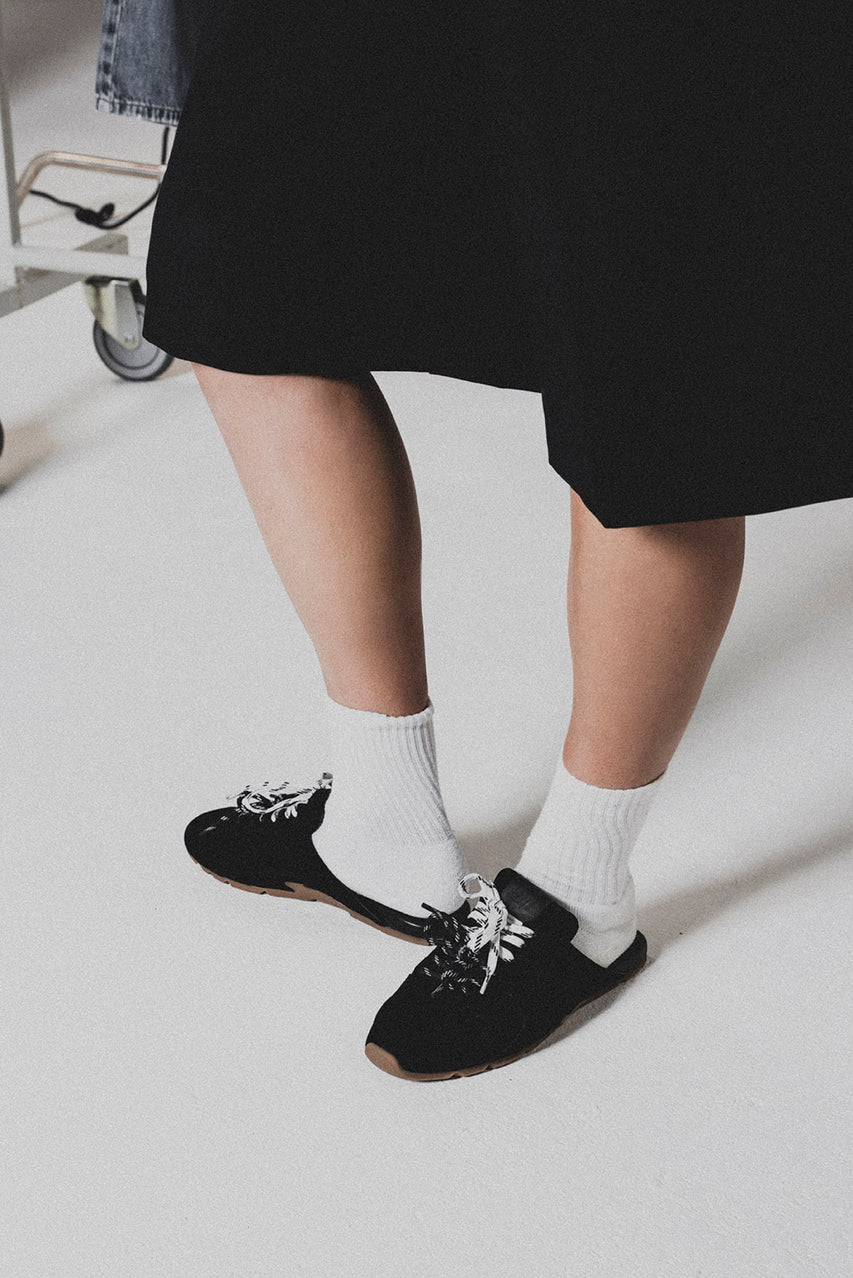Asiel-Mule Sneaker BLACK SUEDE - view 8