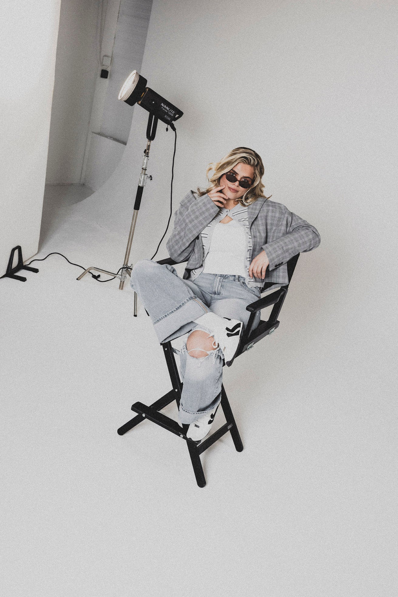 Abbi-Sm Sneaker WHT/BLKGRY - view 7