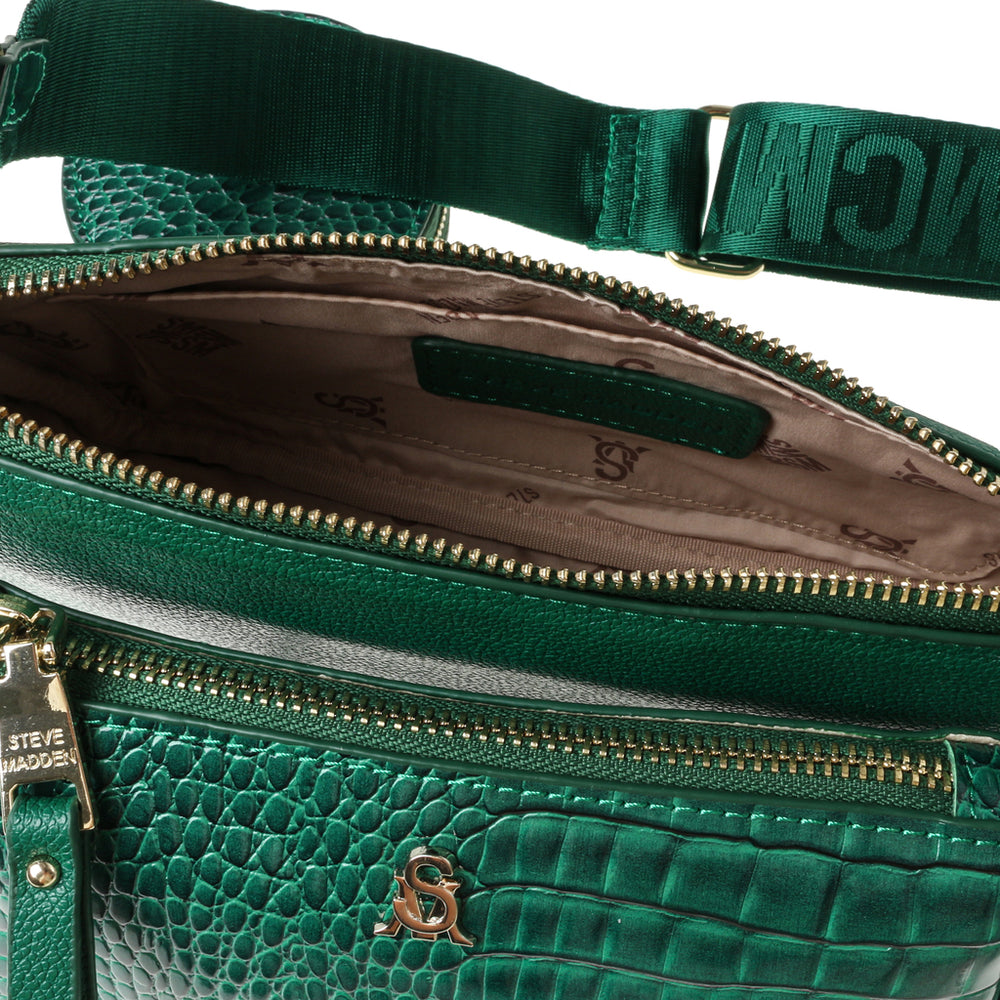 Marni Faux Patent-leather Tote Emerald in Green