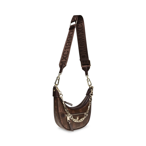 Steve Madden Half Moon Crossbody, Black: Handbags